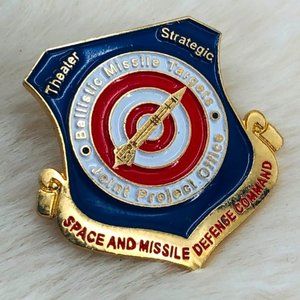 Vintage Official Ballistic Missile Targets Pin